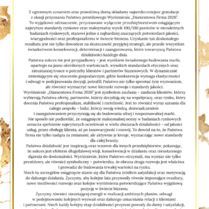 List gratulacyjny Diamentowa Firma (1)